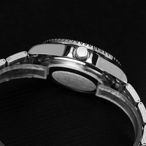 Vista 5 de GONEWA - Reloj de pulsera analógico de cuarzo para hombre, de acero inoxidable, con fecha, para hombre