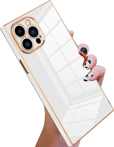 Vista 141 de KANGHAR Funda compatible con iPhone 12 de lujo con bonito diseño galvanizado, carcasa de cuerpo completo, antiarañazos, a prueba de golpes, funda