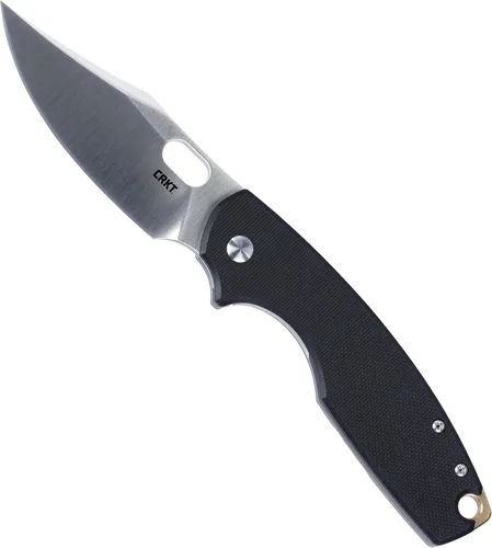 Vista 10 de CRKT Pilar II Cuchillo de Bolsillo Plegable Grande EDC: Portación Diaria, Hoja Negra, Apertura con Aleta, Seguro de Marco, Mango de Acero