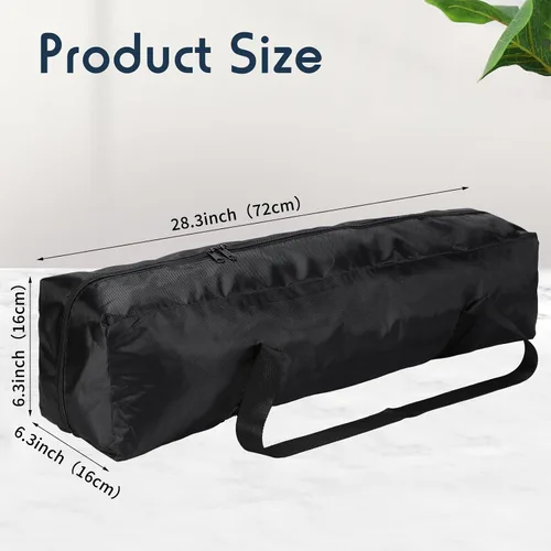 Vista 2 de Bolsa de transporte para trípode, resistente al agua, duradera, ligera, multifuncional, con traje resistente para tienda, caña de pesca, luces