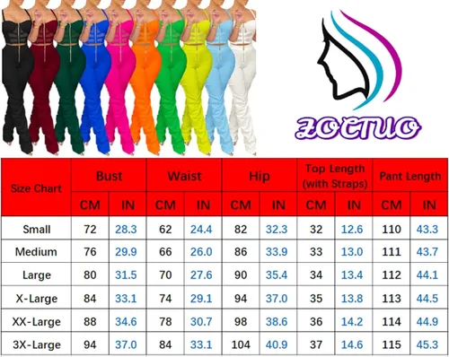 Vista 6 de Zoctuo - Overol sexy para mujer sin mangas con cuello halter para fiesta club conjunto de 2 piezas tiro alto pantalones huecos