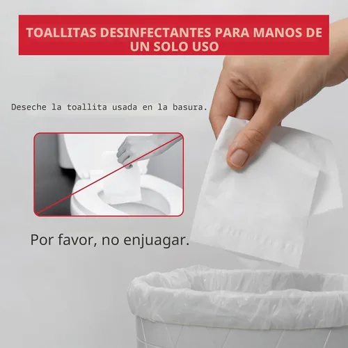 Vista 8 de Toallitas desinfectantes para manos WipeEssentials para adultos y niños - 90 toallitas - 3 paquetes de 30 toallitas desinfectantes para manos