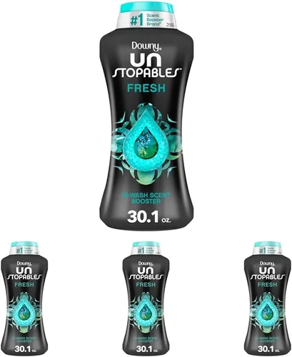 Vista 36 de Downy Unstopables - Perlas potenciadoras de aroma de lavandería para lavadora, exuberante, 10 onzas (paquete de 4)