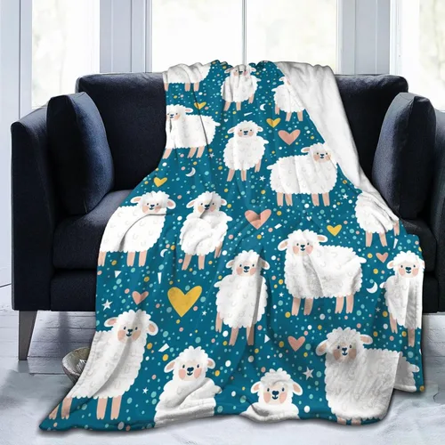 Vista 18 de Manta de dibujos animados con diseño de cerdo y pájaro de hola, manta suave de franela, acogedora y ligera, regalos de felpa para niños, niñas