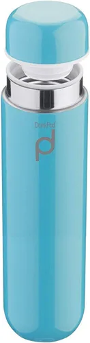 Vista 13 de Drinkpod Grunwerg - Botella de cápsula aislada al vacío, acero inoxidable, azul, 6.8 fl oz