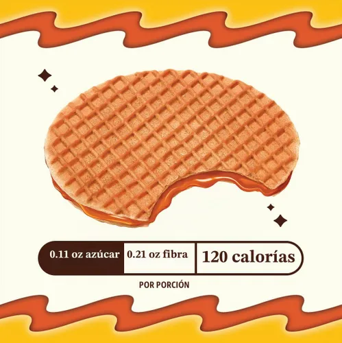 Vista 4 de RIP VAN WAFELS Galletas Wafel de miel y avena, 4.64 onzas
