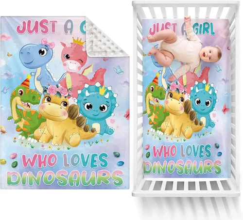 Vista 25 de Manta de bebé de doble capa con nombre personalizado, manta de ropa de cama para niños pequeños con estampado morado personalizado, multiusos
