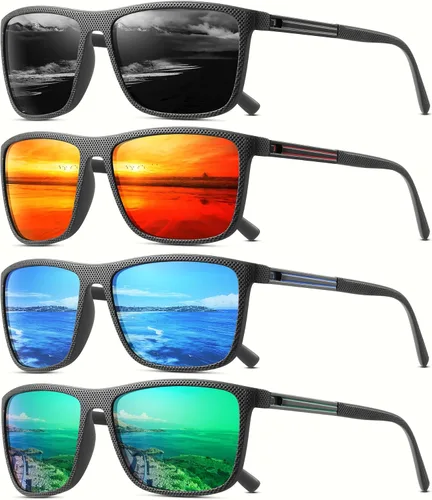 Vista 15 de Gafas de sol polarizadas para hombre, clásicas, ligeras, para conducir, pesca, golf, sol, protección UV