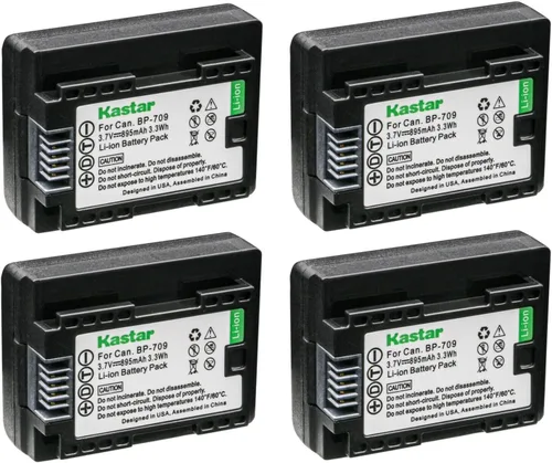 Vista 6 de Kastar Batería BP-709 de repuesto para Canon LEGRIA HF M56 HFM56, LEGRIA HF M66 HFM66, LEGRIA HF M68 HFM68, LEGRIA HF M76 HFM76, LEGRIA HF M78