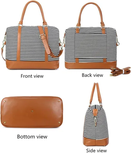 Vista 6 de CAMTOP- Bolso de viaje para mujer, de lona, para equipaje de mano
