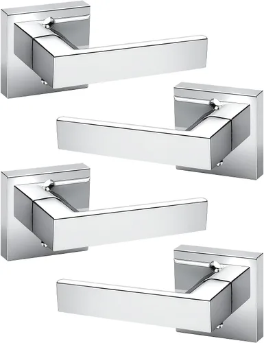 Vista 118 de KNOBWELL - Juego de cerradura con 1 picaporte resistente para puertas de una cara, ideal para puertas interiores reversibles, 0.93 libras