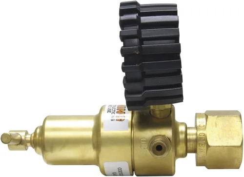 Vista 4 de Uniweld Regulador de oxígeno de la serie Centurion RO100 con conexión de salida "A" y entrada 540 CGA