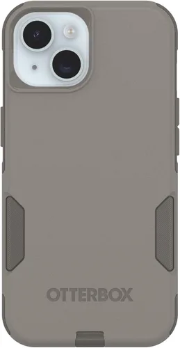 Vista 25 de OtterBox Funda para iPhone 17e, 16e, 15, 14 y 13 Commuter Series - Negro, delgada y resistente, apta para bolsillo, con protección de puerto, funda