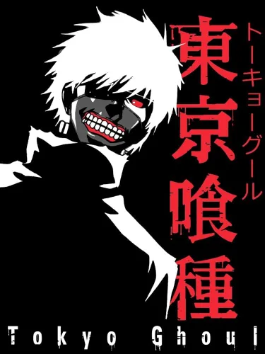 Vista 2 de Bioworld Tokyo Ghoul Character - Camiseta negra para hombre Negro