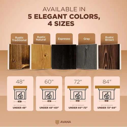 Vista 9 de Muestras de color de madera de pino natural Avana - Encuentra tu combinación perfecta para estantes de repisa - Muestras de madera auténticas - 5