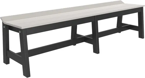 Vista 17 de Furniture Barn USA Poly Lumber - Banco de comedor de 41 pulgadas, caoba antigua multicolor (Antique Mahogany)