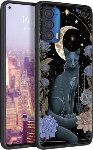 Vista 21 de Funda de TPU suave para Motorola Moto Edge 2021/Motorola Edge 5G UW, ajuste delgado para Moto Edge 2021, antiarañazos antideslizante, cuerpo
