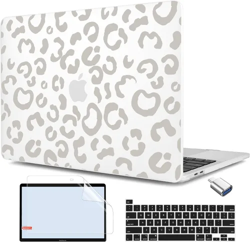 Vista 12 de TWOLSKOO Funda compatible con MacBook Pro de 13 pulgadas 2023-2016 A2338 M2/M1 A2251 A2289 A2159 A1989 A1706, cubierta rígida de plástico y funda