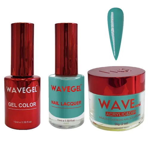Vista 66 de WAVEGEL - Juego de gel de remojo, laca de uñas y polvo acrílico y polvo de inmersión a juego - Colección Queen - #001 Negro sedoso