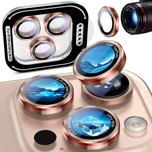 Vista 35 de Uyiton Protector de lente de cámara para Samsung Galaxy Z Fold 7 - Cubierta de pantalla trasera de vidrio templado de grado militar