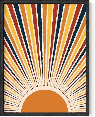 Vista 45 de HAUS AND HUES Póster de chakras, arte de pared zen espiritual, decoración de meditación, tabla de 7 chakras (marco beige, 12 x 16)