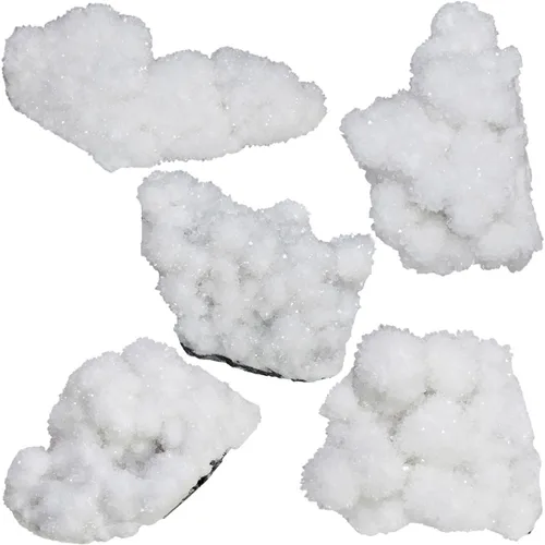 Vista 5 de Rockcloud Espécimen de piedra preciosa natural de cristal curativo de cuarzo de roca cruda irregular para decoración