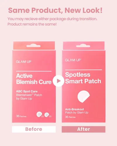Vista 7 de GLAM UP Parches hidrocoloides para manchas de espinillas – Adhesivos invisibles ultrafinos para cara y piel, fuertes a prueba de agua y adhesivo