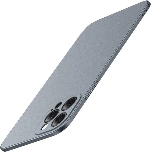 Vista 21 de Casechics Compatible con iPhone, Funda de Lujo Mate de PC Duro Ajuste Delgado Ultra Delgada Ligera Protección de Lente de Cámara Funda Suave a Negro