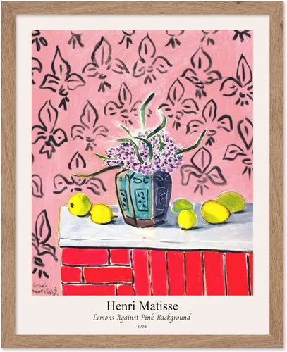 Vista 40 de Monem Art - Póster vintage de Henri Matisse – Gato retro con estampado de pez rojo – Arte de fauvismo – Arte animal – Pintura clásica – Arte fino