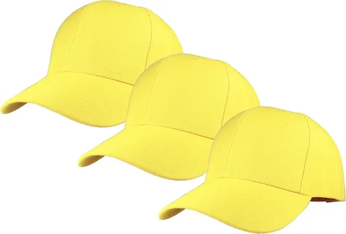 Vista 37 de Gelante - Gorra lisa de béisbol ajustable con correa trasera (3 unidades)