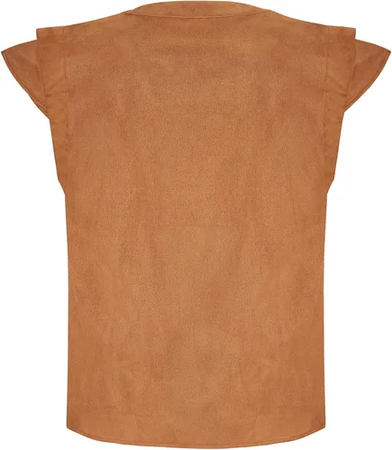 Vista 3 de Arplvf Chaleco de pirata, disfraz renacentista para hombre, chaleco medieval de pirata, chaleco tipo túnica vikinga