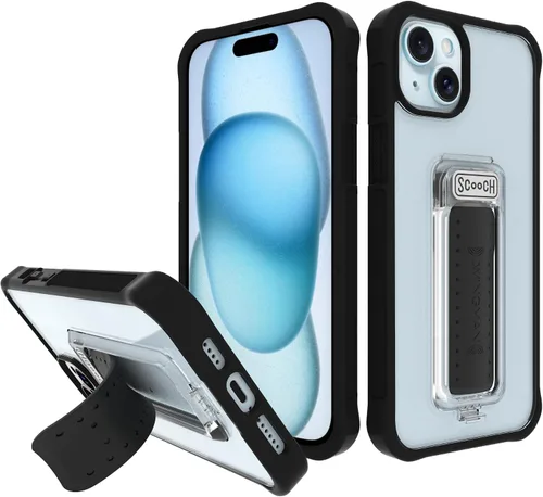 Vista 128 de Scooch Wingman - Funda con soporte de patas para iPhone 11 [Protección contra caídas de 10 pies] [Soporte de dos vías] Cubierta protectora, funciona