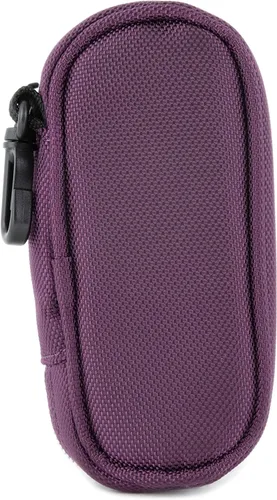 Vista 20 de DIME BAGS Bolsa de viaje acolchada para cápsulas con clip para llavero, acolchado interior para protección de vidrio y equipo, múltiples