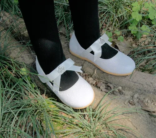 Vista 7 de EIGHT KM Zapatos de vestir para niñas pequeñas Zapatos Mary Jane para niñas Mary Jane Flats Zapatos de ballet Fiesta, niña de flores, zapatos