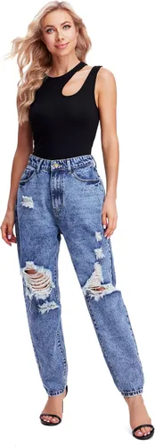 Vista 3 de Milumia Bodis de moda con cuello recortado para mujer, sin mangas, blusas de leotardo