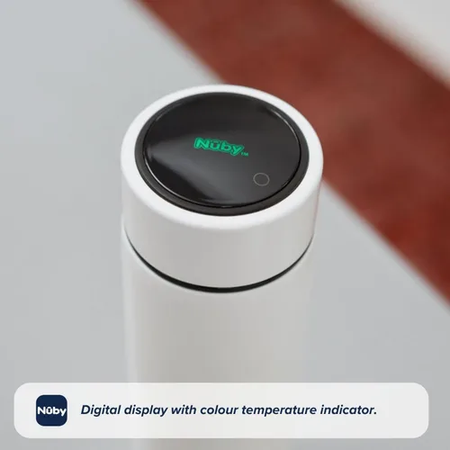 Vista 7 de Nuby RapidCool - Fabricante portátil de biberones, con dispensador de leche en polvo y tapa digital, ideal para biberones de viaje y alimentación