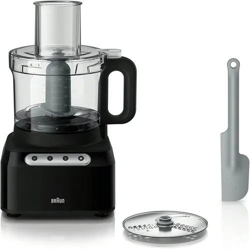 Vista 8 de Braun CH3012BK EasyPrep™ Mini procesador de alimentos, 4 tazas, negro Marca #1 de batidora de mano, picar, picar, hacer puré, triturar, control