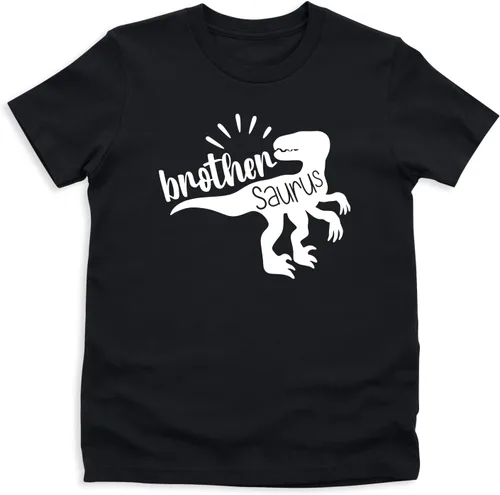 Vista 7 de Sister Saurus Shirt, Brother Saurus Shirt, Funny Kids Dinosaur T-Shirts, Youth Sistersaurus Shirt, Brothersaurus Shirt, New Sister Shirt, New