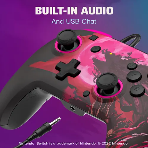Vista 3 de PDP REMATCH Wired Controller for Nintendo SwitchLiteOLED - Calamity Ganon