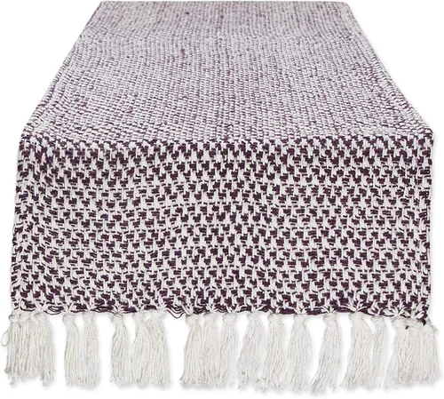 Vista 12 de DII Woven Basics Collection - Camino de mesa de punto 100% algodón, 15 x 72 pulgadas, aguamarina