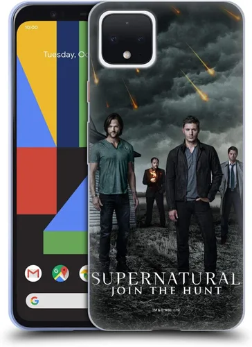 Vista 17 de Head Case Designs Supernatural Sam, Dean & Castiel Key Art - Funda de gel con licencia oficial [protección de grado militar] compatible con Google