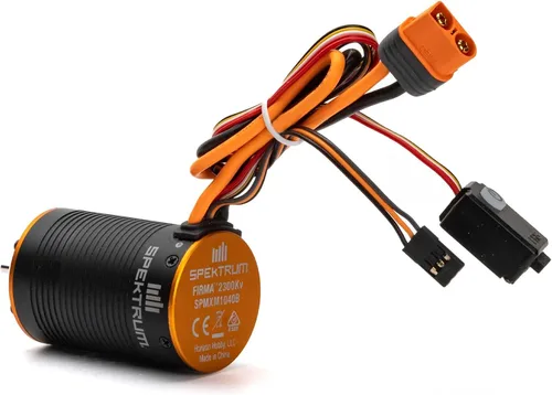 Vista 3 de Spektrum Firma 2 en 1 motor de orugas sin escobillas/ESC: 2300Kv, SPMXSEM1040B
