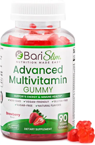 Vista 10 de BariSlim Gomitas multivitamínicas bariátricas avanzadas, vitaminas bariátricas especialmente formuladas para pacientes después de una cirugía