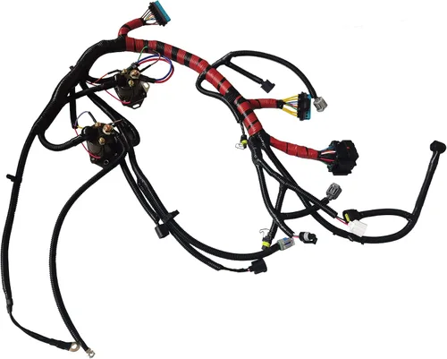 Vista 26 de PartsFlow Arnés de cableado universal extra largo de 12 circuitos Street Hot Rod Wire para Chevrolet Chevy Mopar para Ford Muscle Car, arnés