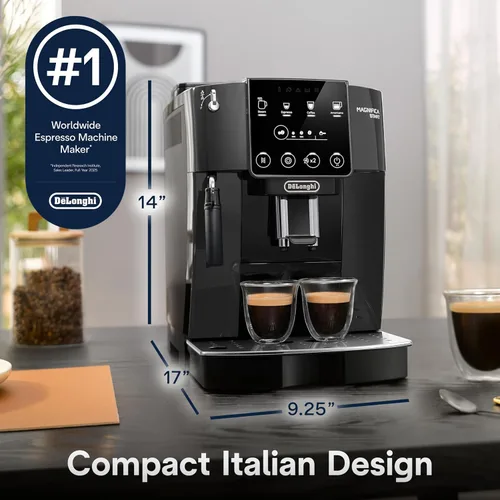Vista 6 de De'Longhi Magnifica Start - Máquina automática de café expreso, espumador