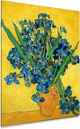 Vista 42 de Serie de pinturas de Vincent Van Gogh (favoritos). Reproducción de arte clásico de Van Gogh, impreso en lienzo, Algodón, Almond Blossom, 16x20