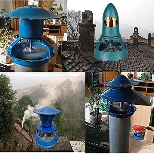 Vista 6 de Ventiladores de ventilación de chimenea de 60 W, Bombas extractoras de humo de chimenea, Ventilador de chimenea, Ventilador de chimenea eléctrico
