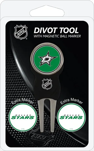 Vista 14 de Team Golf NHL Adult-Unisex Divot Tool Pack with 3 Golf Ball Markers