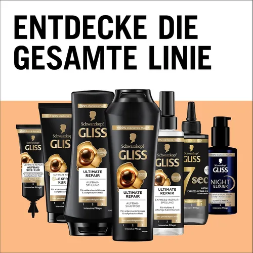 Vista 8 de Gliss Kur Ultimate Express-Repair-Spülung, 6.8 fl oz