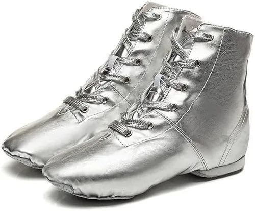 Vista 3 de Zapatos de baile de jazz para mujer, botines de baile para hombre